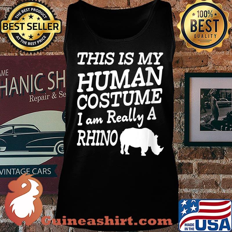 Human Costume - Chubby Rhino Unicorns Halloween Apparel Shirt Tank top
