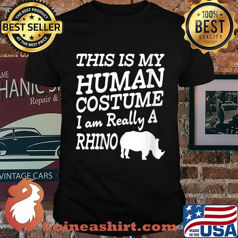 Human Costume - Chubby Rhino Unicorns Halloween Apparel Shirt