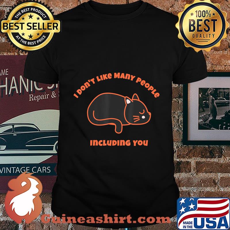 I Don’t Like Many People Including You - Halloween Costume T-Shirt
