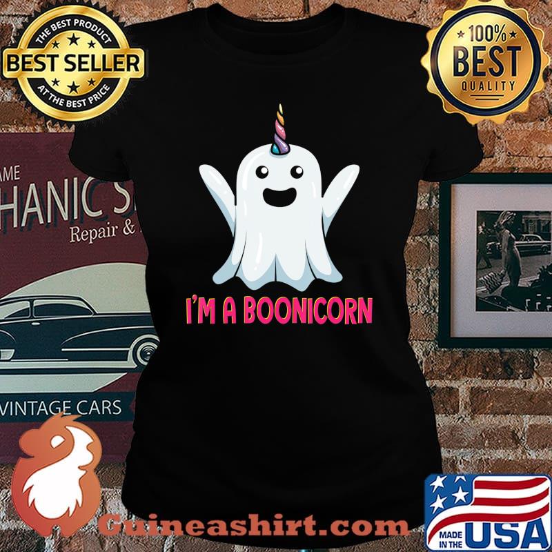 I'm A Boonicorn - Cute Halloween Ghost Funny Ghost Unicorn T-Shirt Laides tee