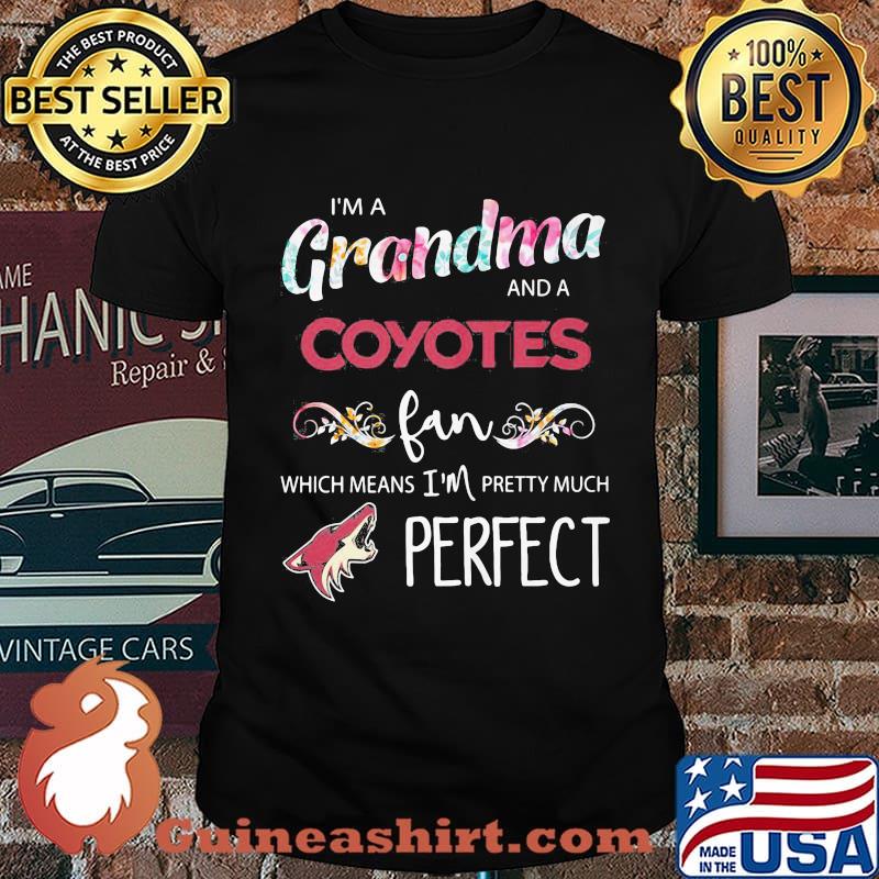 I'm a grandma and a coyotes fan which means i'm pretty much perfect shirt