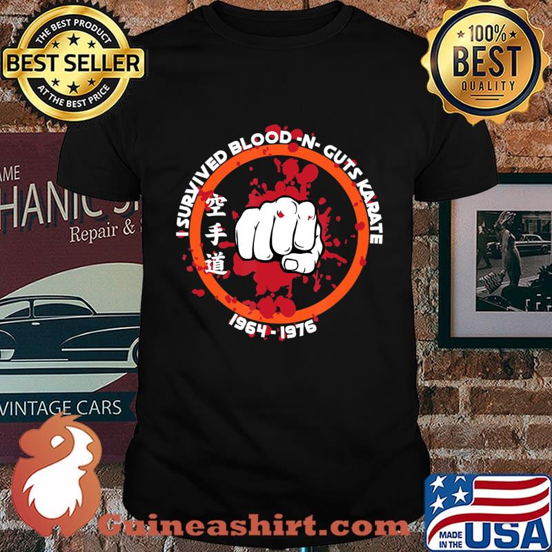 I survived Blood and Guts Karate 1964-1976 T-Shirt
