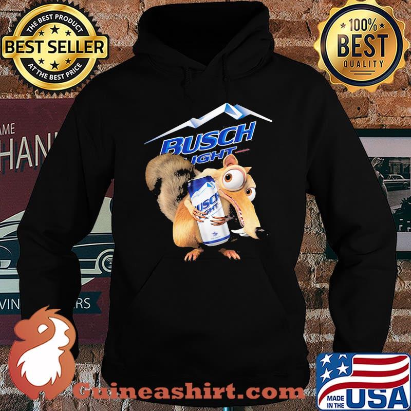 Ice age scrat hug busch light s Hoodie
