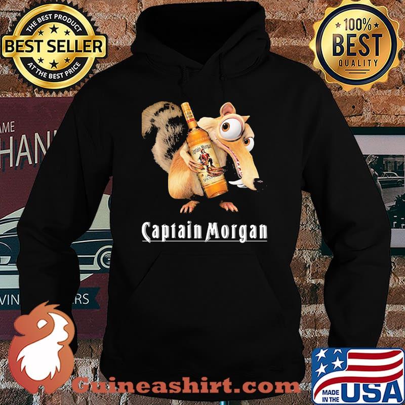 Ice age scrat hug captain morgan s Hoodie