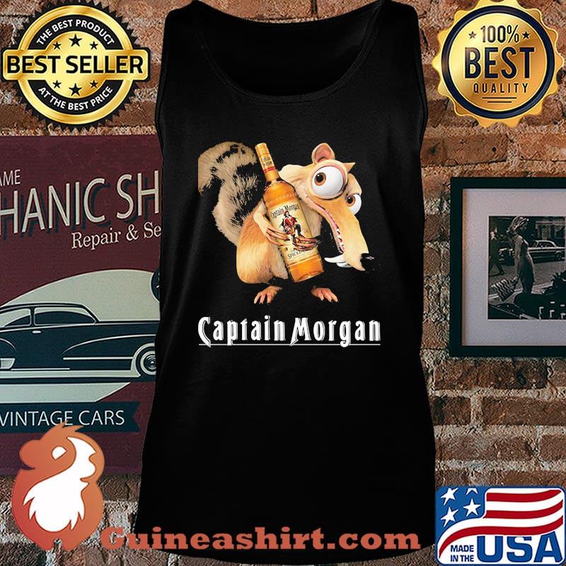 Ice age scrat hug captain morgan s Tank top