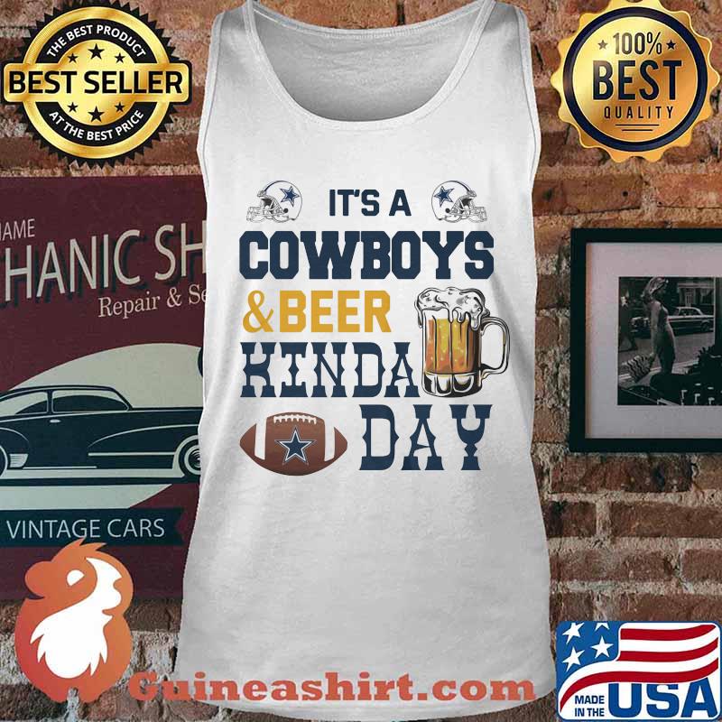 It's a dallas cowboys and beer kinda day s Tank top
