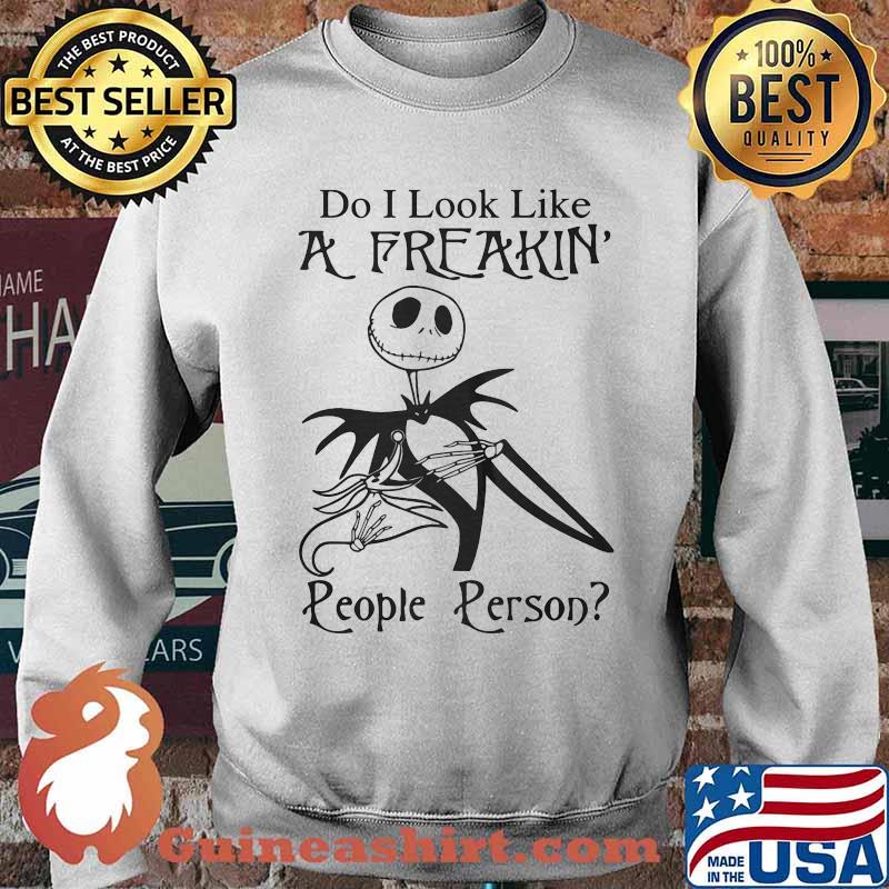 Jack skellington do i look like a freakin people person s Sweater