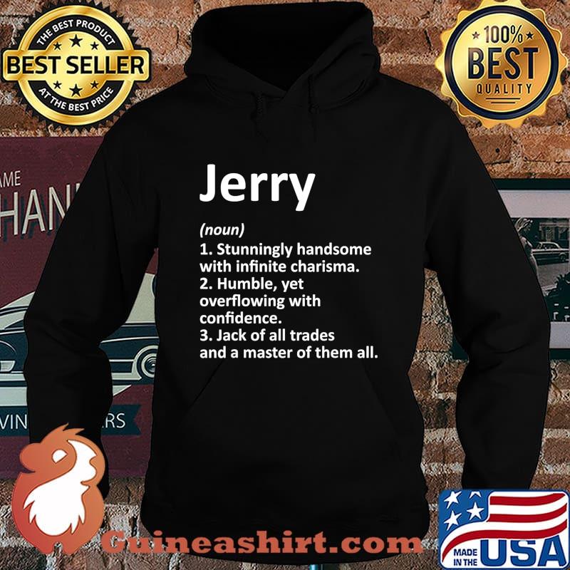 JERRY Definition Personalized Name Funny Birthday Gift Idea T-Shirt Hoodie