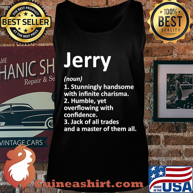 JERRY Definition Personalized Name Funny Birthday Gift Idea T-Shirt Tank top