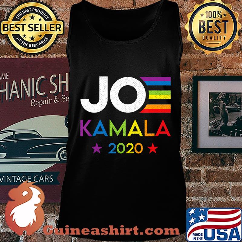 Joe Biden Kamala Harris 2020 Rainbow Gay Pride LGBT Election T-Shirt Tank top