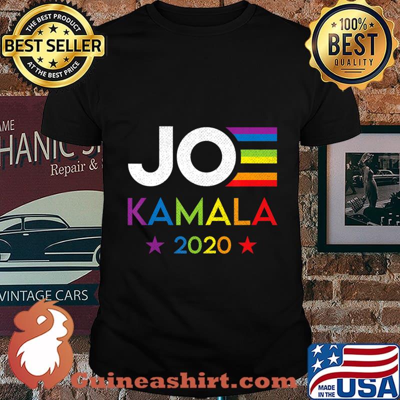 Joe Biden Kamala Harris 2020 Rainbow Gay Pride LGBT Election T-Shirt