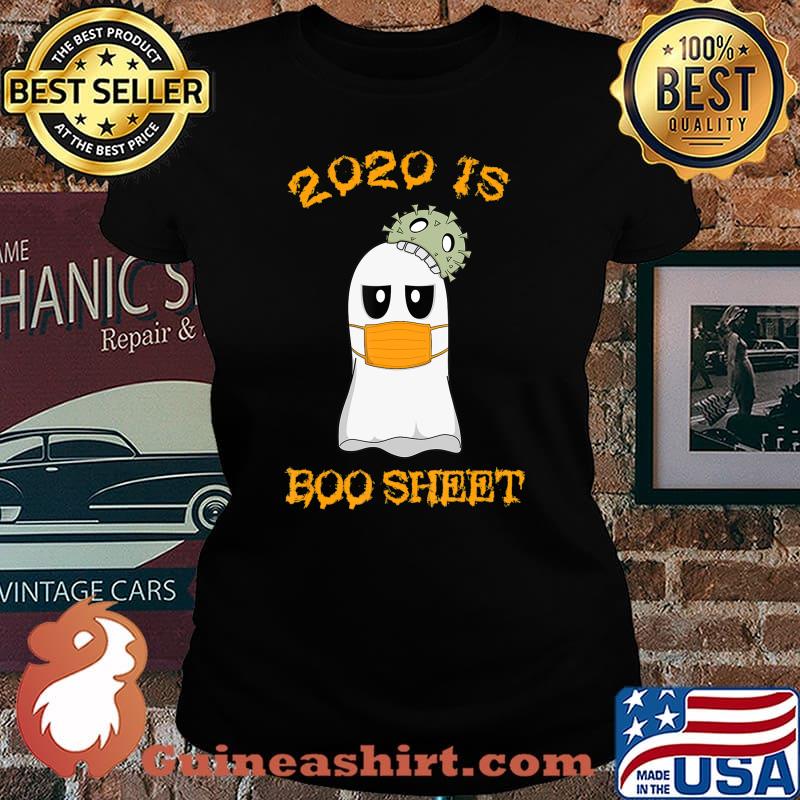 Kawaii Ghost in Mask 2020 is Boo Sheet Halloween T-Shirt Laides tee