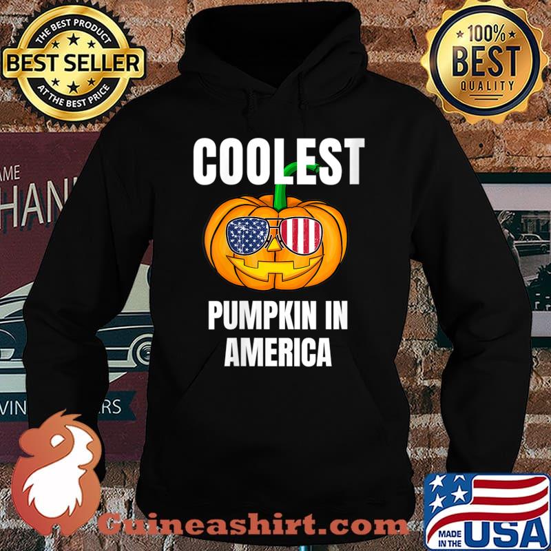 Kids Coolest Pumpkin In America Halloween Boys Girls Shirt Hoodie