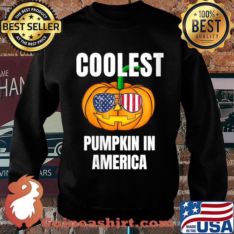 Kids Coolest Pumpkin In America Halloween Boys Girls Shirt Sweater