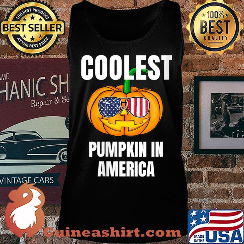 Kids Coolest Pumpkin In America Halloween Boys Girls Shirt Tank top