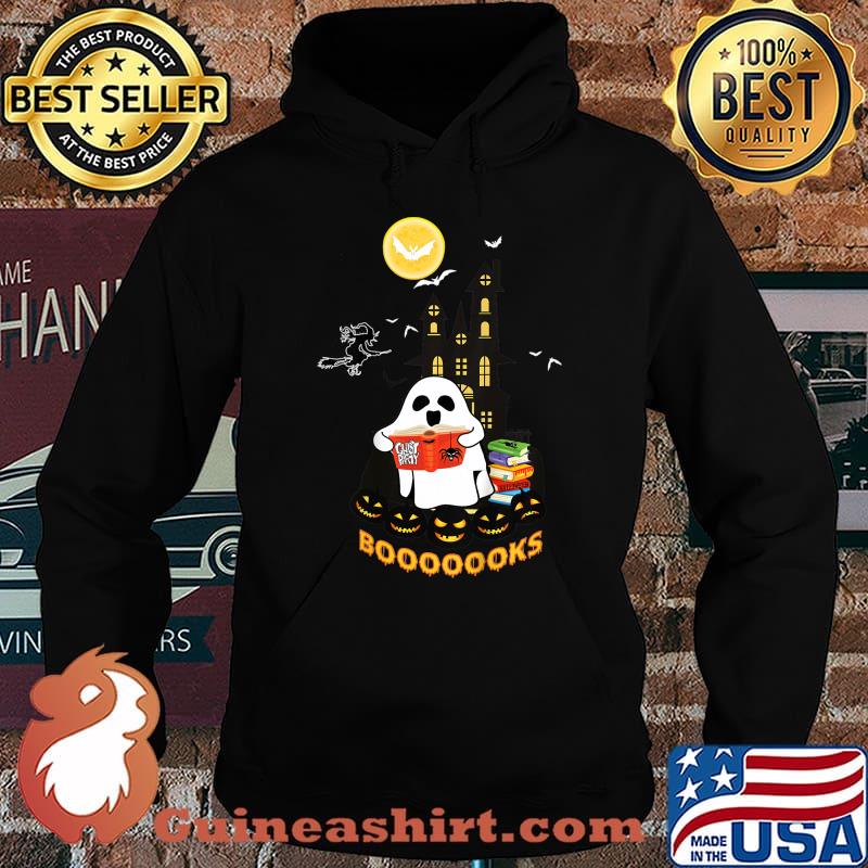 Kids Funny Halloween Ghost Reads Booooooks boo read books Gift T-Shirt Hoodie