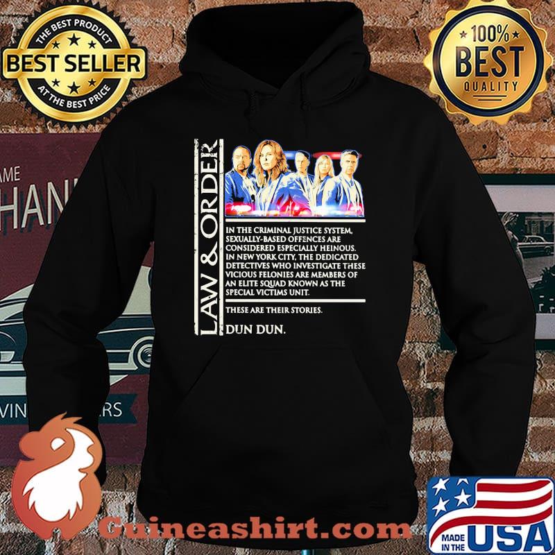 Law and order in the criminal justice system sexually based offences are considered especially heinous in new york city the dedicated s Hoodie