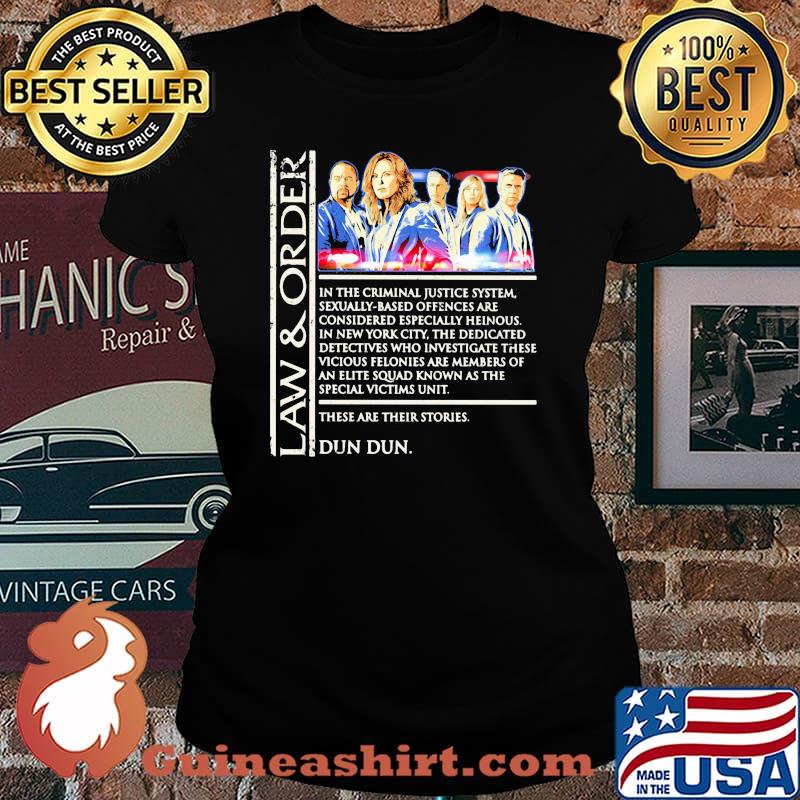 Law and order in the criminal justice system sexually based offences are considered especially heinous in new york city the dedicated s Laides tee