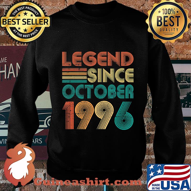 Legend Since October 1996 Gift 24th Birthday 24 Years Old T-Shirt Sweater