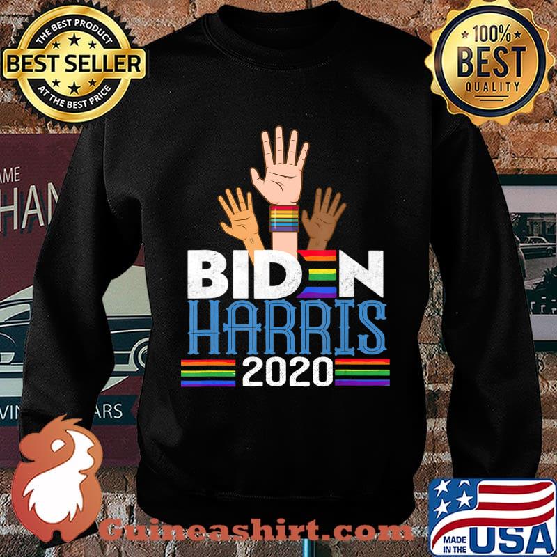 LGBT Biden Harris 2020 Biden Harris Rainbow Gay Pride LGBT T-Shirt Sweater