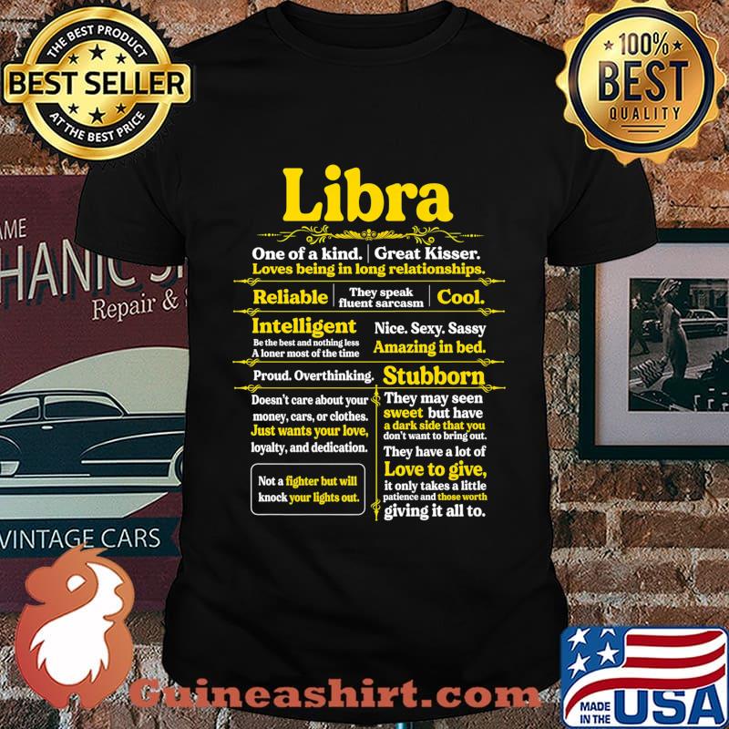 Libra Girl One Of A Kind Birthday Gift For Woman Funny Premium T-Shirt