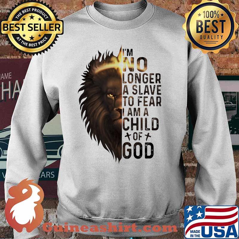 Lion king i'm no longer a slave to fear i am a child of god s Sweater