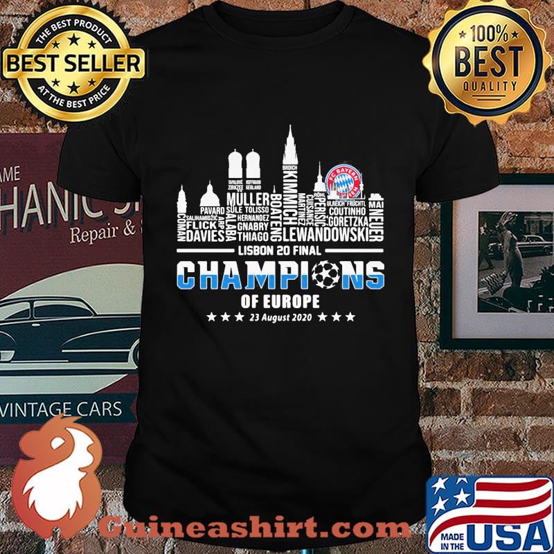 Lisbon 20 final champions of europe city stars shirt