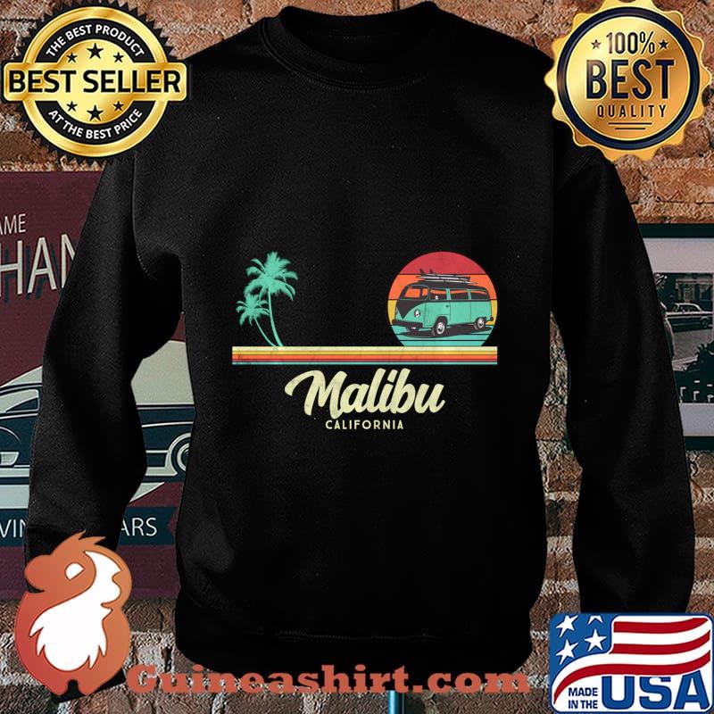 Malibu California Surf Beach Hippie Van Surfer Pullover s Sweater