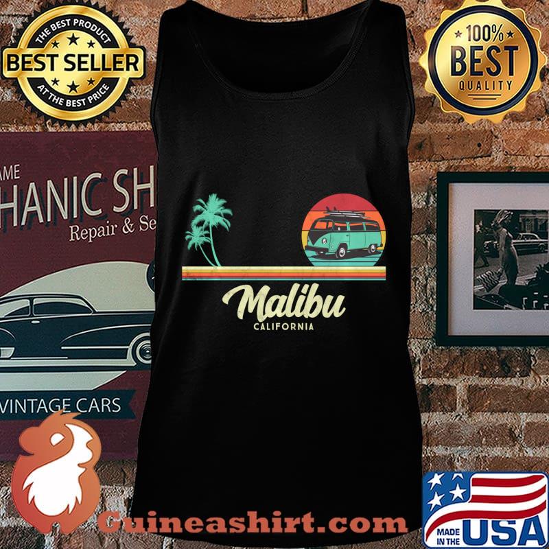 Malibu California Surf Beach Hippie Van Surfer Pullover s Tank top