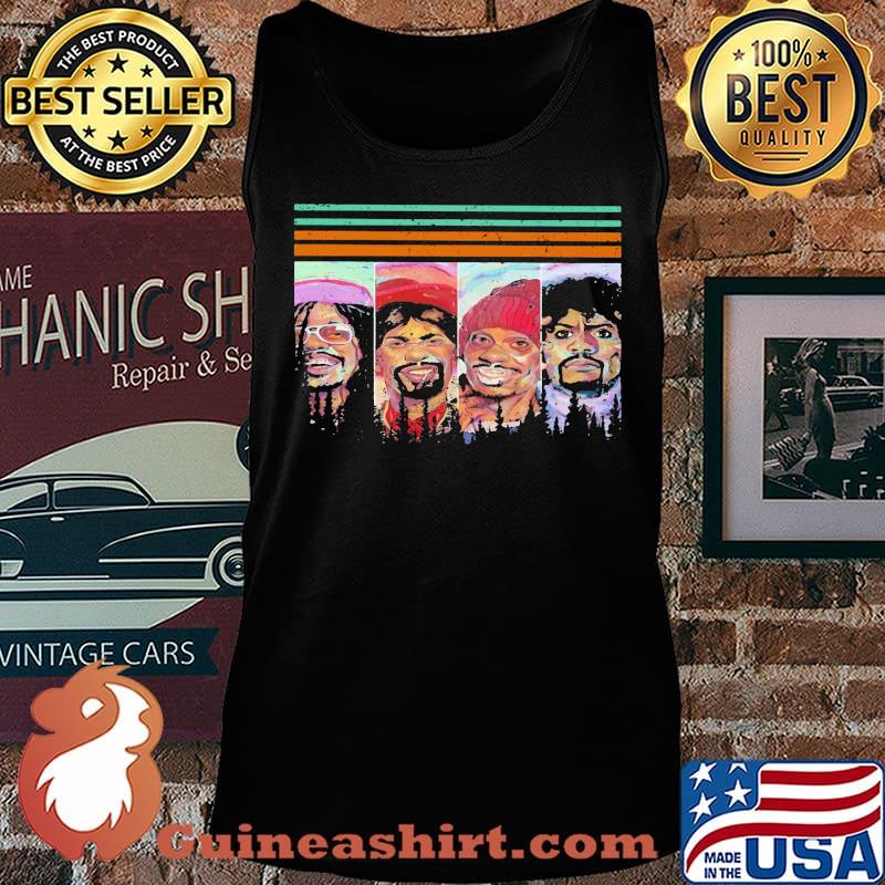 Many faces of dave chappelle members vintage s Tank top