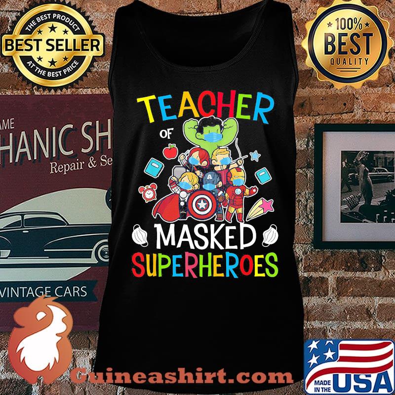 Marvel heroes teacher of masked superheroes s Tank top