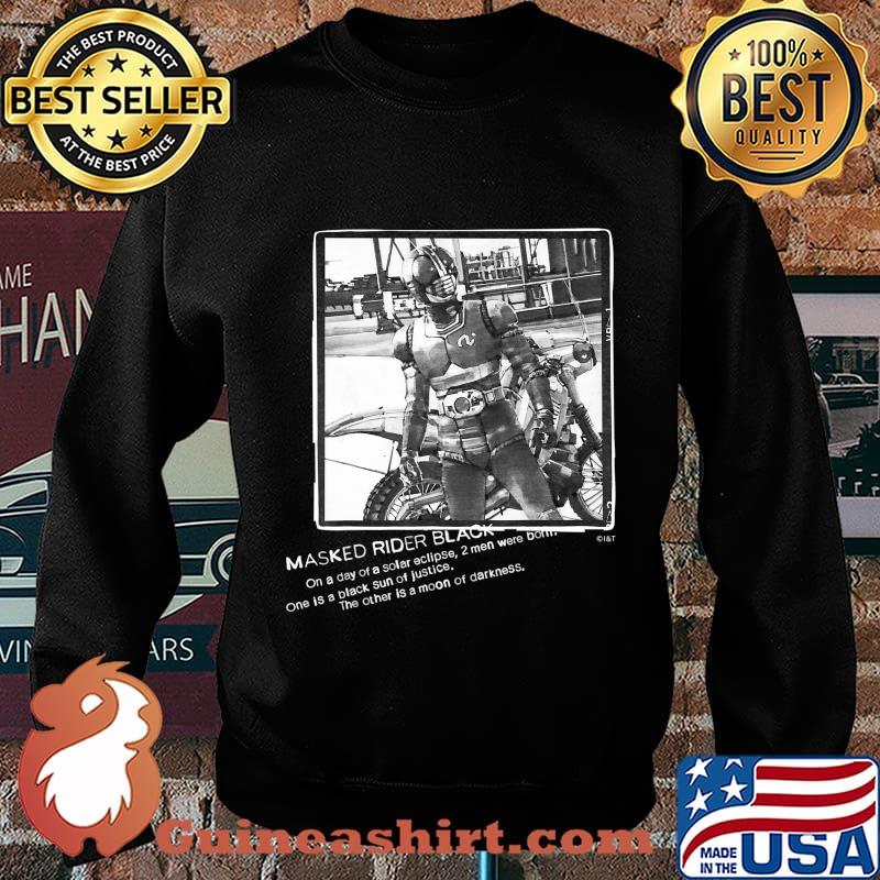 Masked Rider Black Designed by Yoshito Sugawara T-Shirt Sweater