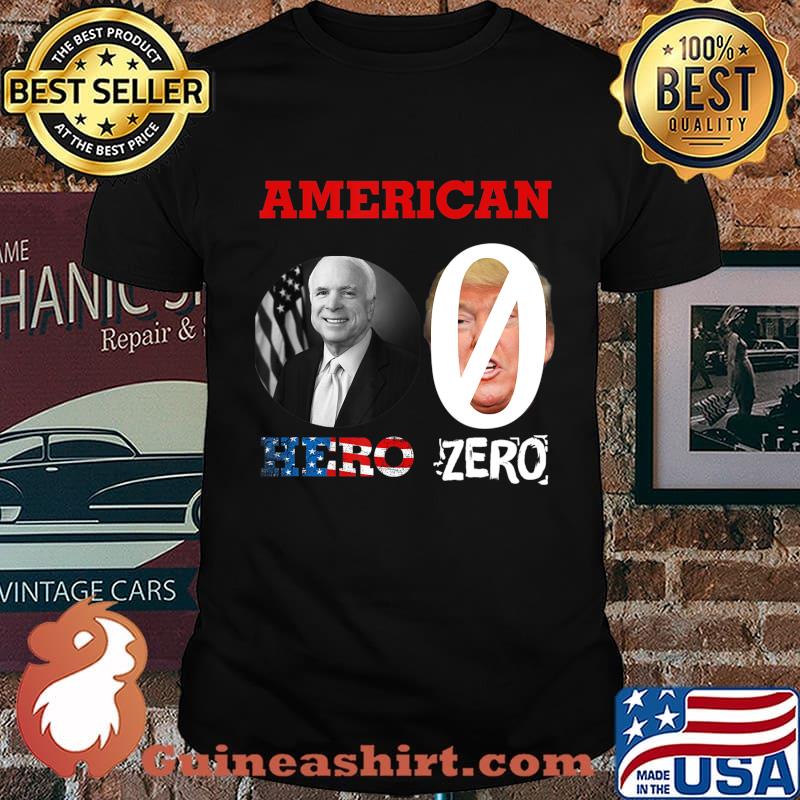 Mccain Hero, Trump Zero Veterans Are Not Suckers Or Losers T-Shirt