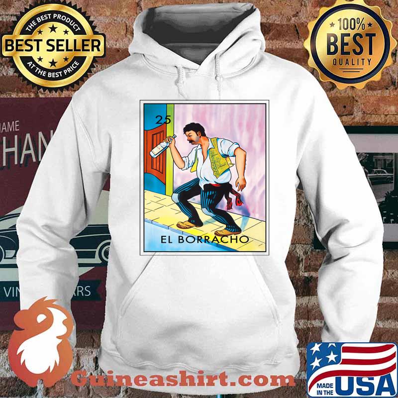 Mens EL BORRACHO (Loteria) Mexican Lottery Bingo Premium T-Shirt Hoodie