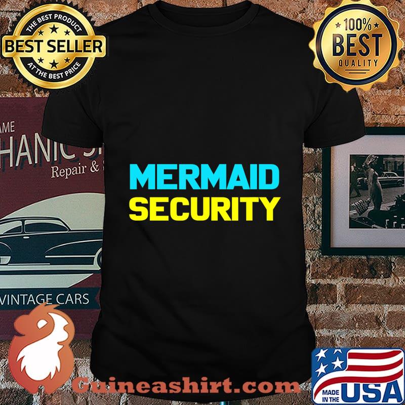 Mermaid Halloween Costume Shirt Mermaid Security T-Shirt