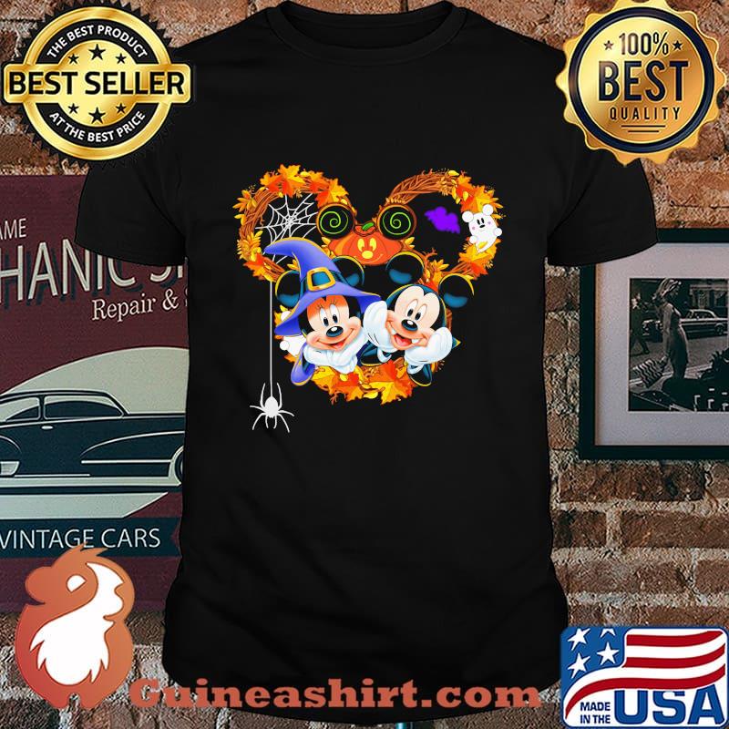 Mickey and minnie mouse happy halloween shirt