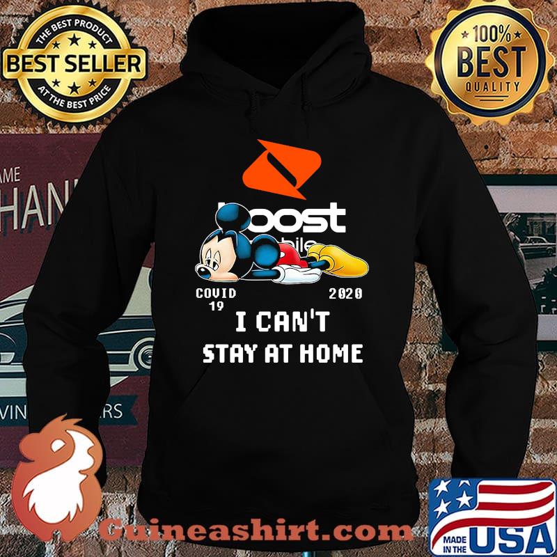 Mickey mouse boost covid-19 2020 i can't stay at home s Hoodie
