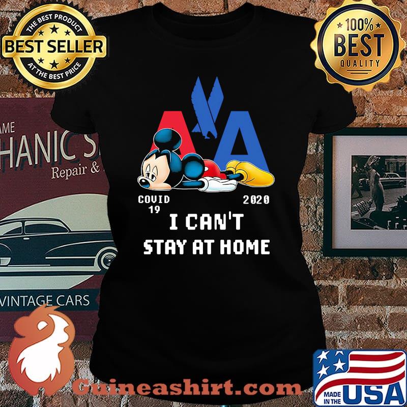 Mickey mouse dameri & trexler covid-19 2020 i can't stay at home s Laides tee