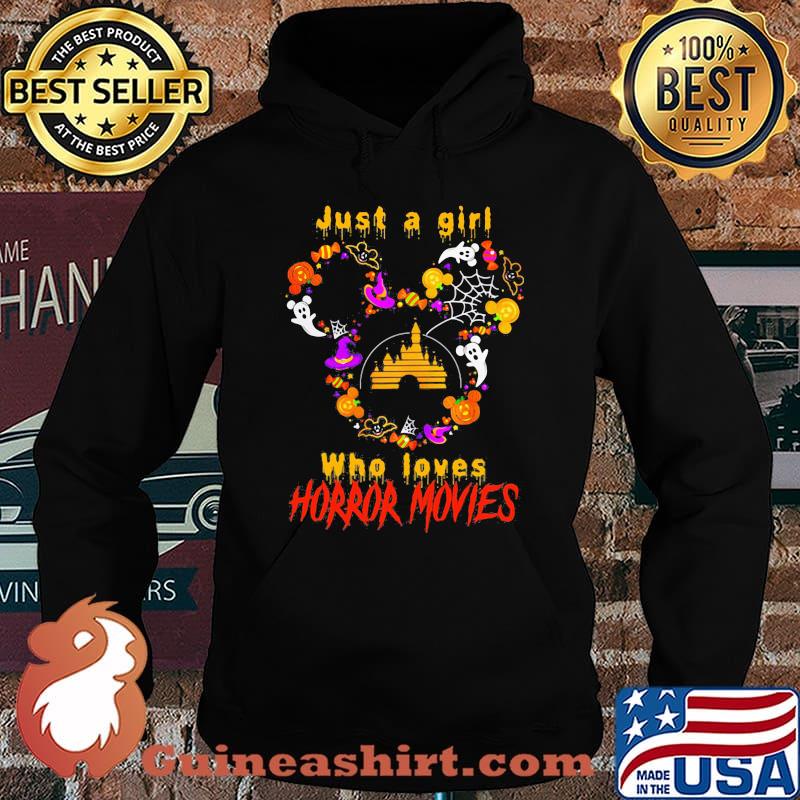 Mickey mouse just a girl who loves horror movies s Hoodie