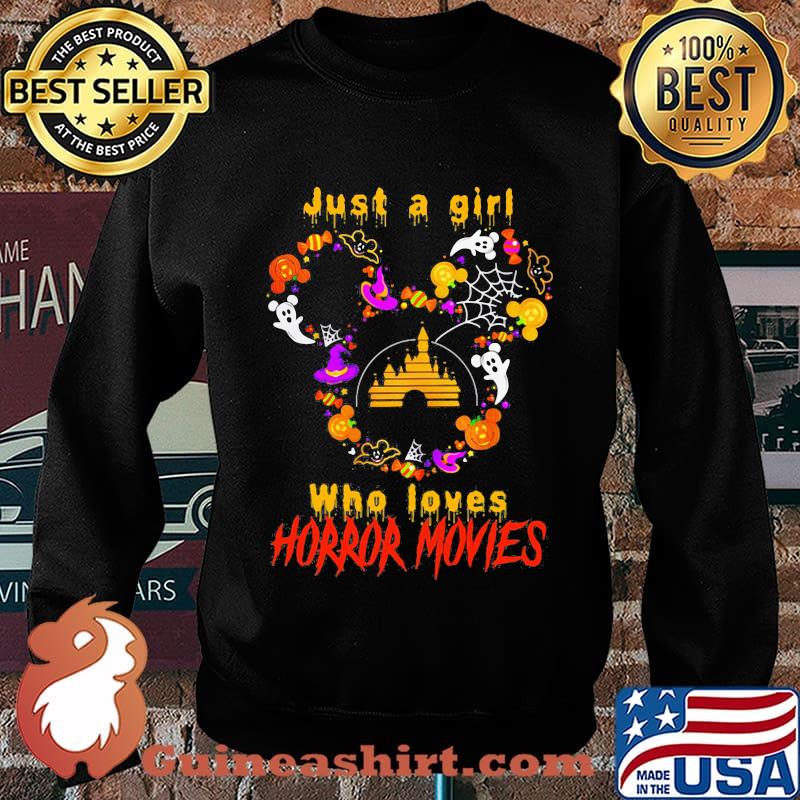 Mickey mouse just a girl who loves horror movies s Sweater
