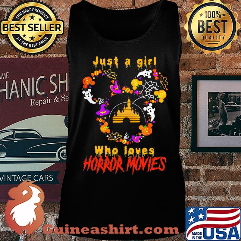 Mickey mouse just a girl who loves horror movies s Tank top