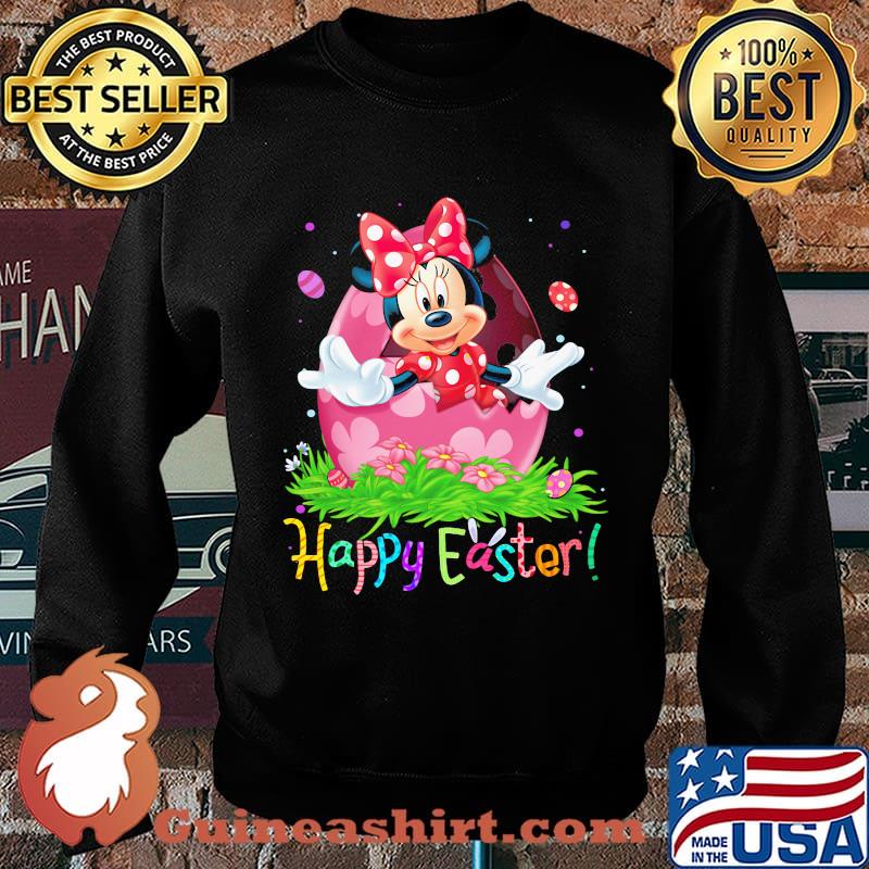 Minnie mouse happy easter flowers s Sweater