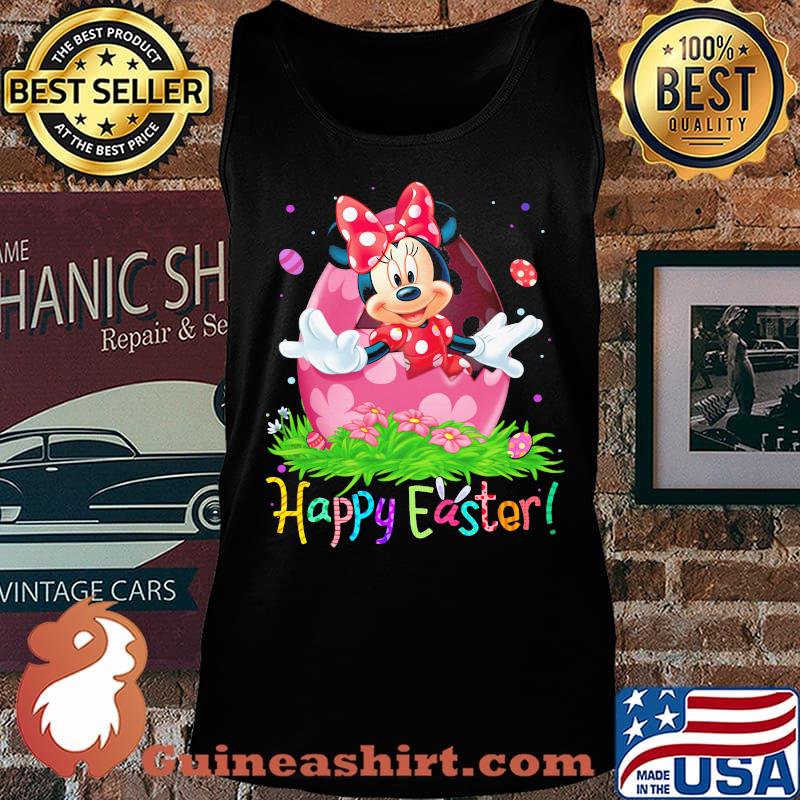 Minnie mouse happy easter flowers s Tank top