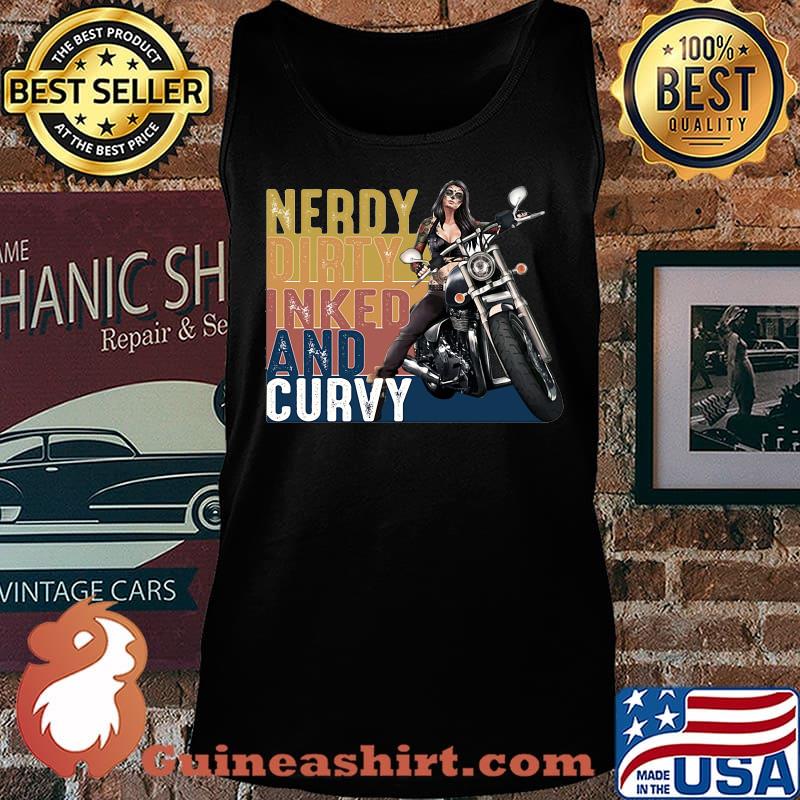 Motorcycle nerdy dirty inked and curvy vintage s Tank top