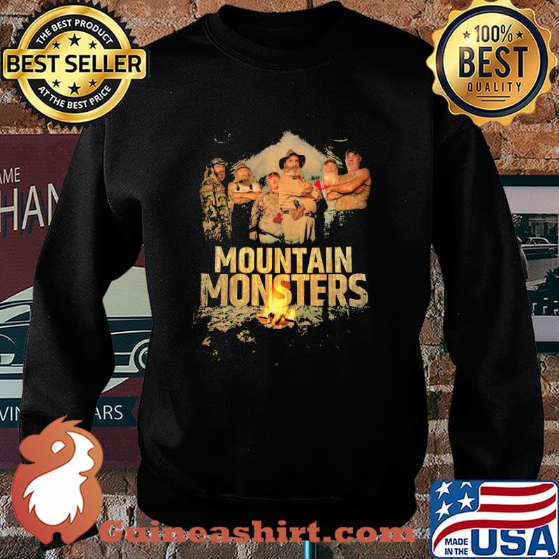 Mountain monsters fire vintage s Sweater