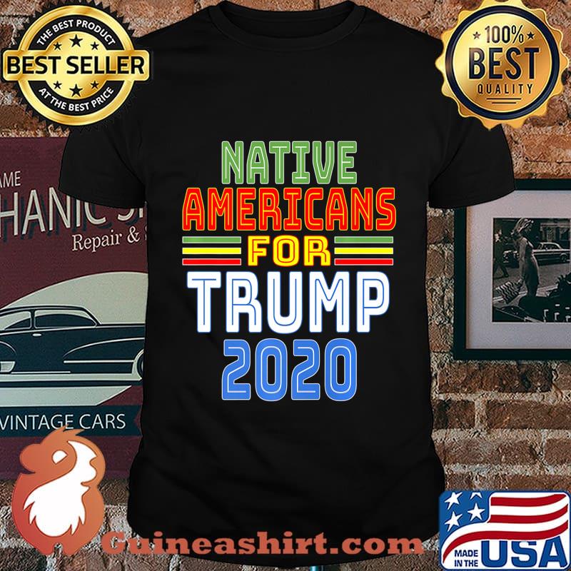 Native Americans For Trump 2020 Pro Trump Indigenous People Premium T-Shirt