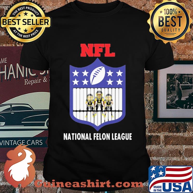 Nfl football national felon league shirt