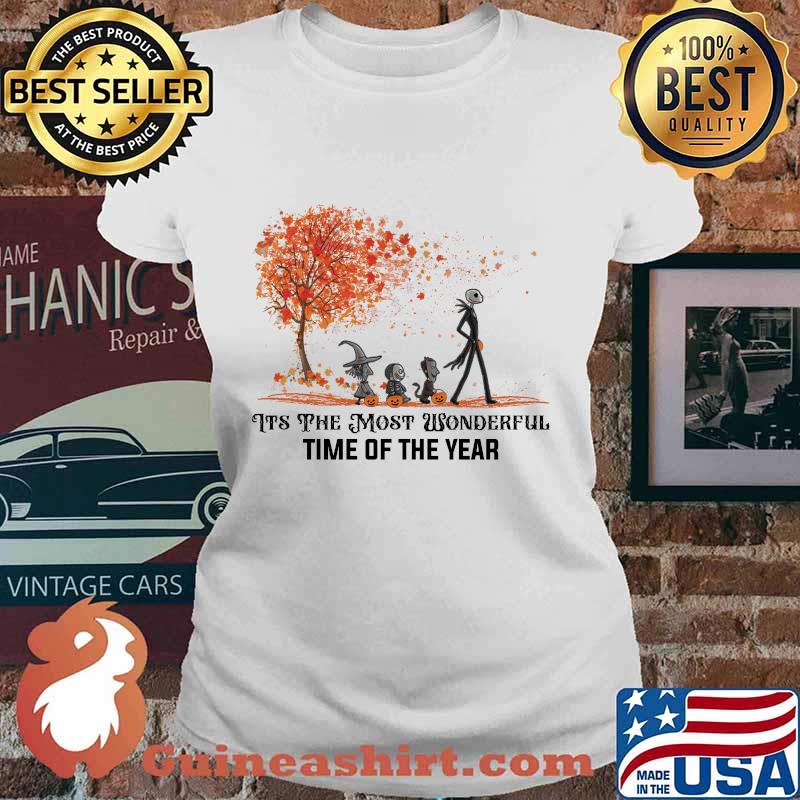 Nightmare it's the most wonderful time of the year leaves tree s Ladies tee