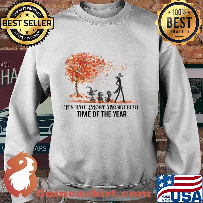 Nightmare it's the most wonderful time of the year leaves tree s Sweater
