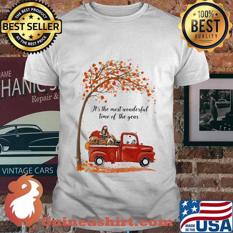 Nightmare riding car it's the most wonderful time of the year leaves tree shirt